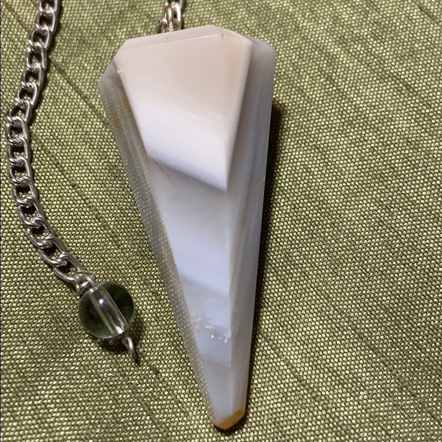 Grey Agate Pendulum
